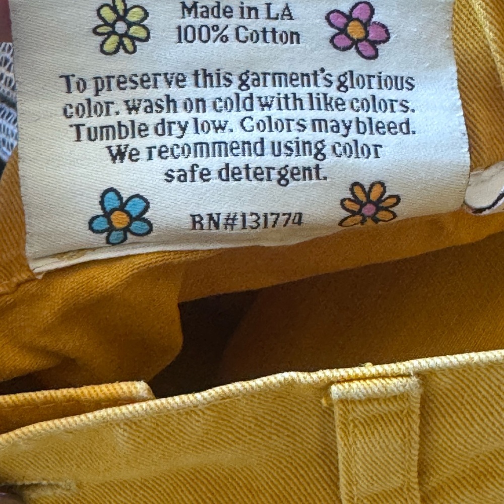 Big Bud Press Mustard Utility Work Pants - Picture 4 of 4